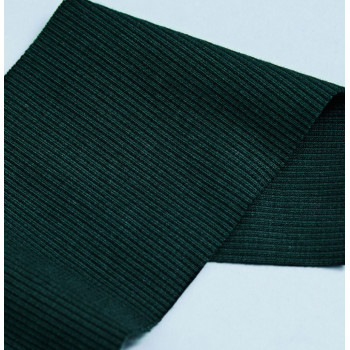 Ripp-Bündchen bottle green