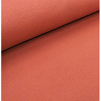 Ripp-Bündchen coral