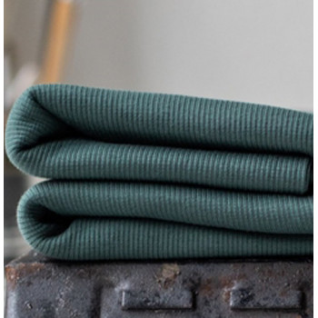 Ripp-Bündchen deep green