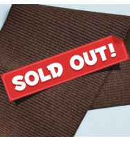 Reststück 40 cm Ripp-Bündchen dust brown