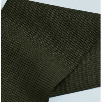 Ripp-Bündchen green khaki