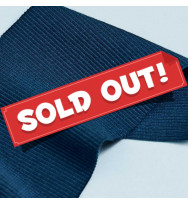 Reststück 23 cm Ripp-Bündchen ocean