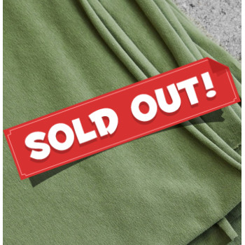 Reststück 84 cm Jersey olive green