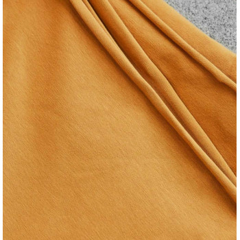 Reststück 46 cm Jersey dry mustard