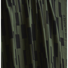 Feiner Viskose-Twill Un-Square khaki