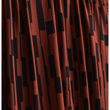 Feiner Viskose-Twill Un-Square sienna