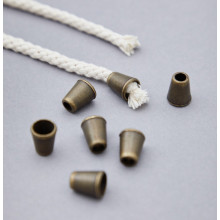Kordelenden 5 mm antik