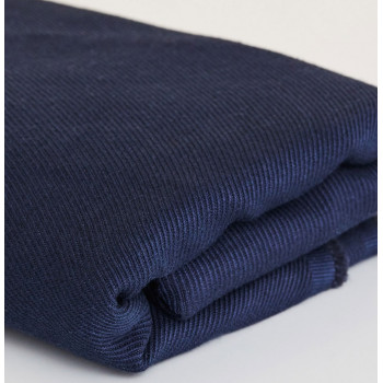 Twill Leinen/Baumwolle indigo night