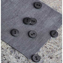 Knopf Curb Cotton 11 mm calm grey
