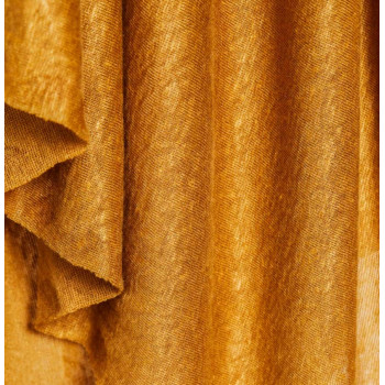 Feiner Leinenjersey dry mustard