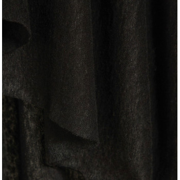 Feiner Leinenjersey black