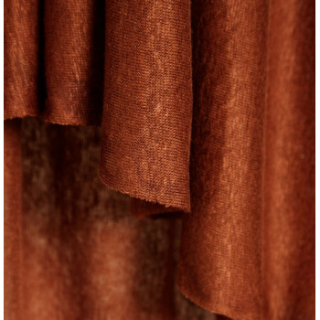 Feiner Leinenjersey sienna