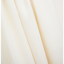 Reststück 48 cm Leia Viskose-Crepe creamy white