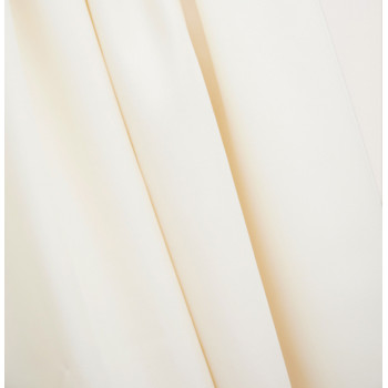 Reststück 48 cm Leia Viskose-Crepe creamy white