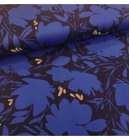 Leia Viskose-Crepe Floral Shade cobalt blue/space
