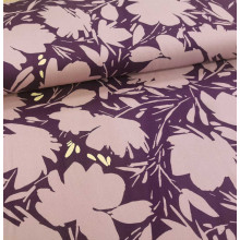 Leia Viskose-Crepe Floral Shade lilac/plum