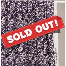 Leia Viskose-Crepe Flowery plum