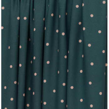 Leia Viskose-Crepe Jolly Dots bottle green
