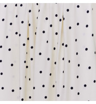 Leia Viskose-Crepe Jolly Dots creamy white