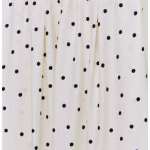 Leia Viskose-Crepe Jolly Dots creamy white