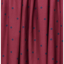 Leia Viskose-Crepe Jolly Dots fuchsia