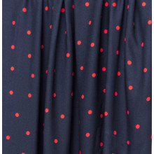 Leia Viskose-Crepe Jolly Dots indigo night