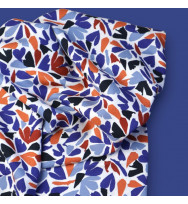 Leia Viskose-Crepe Petra blue