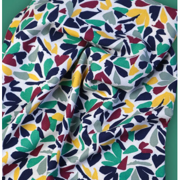 Leia Viskose-Crepe Petra green