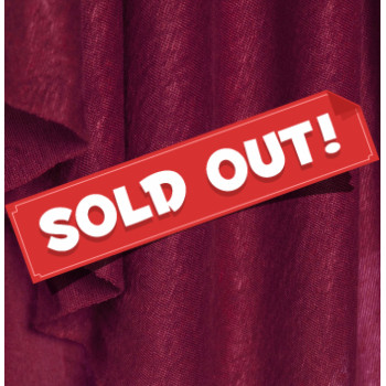 Reststück 42 cm Feiner Leinenjersey fuchsia