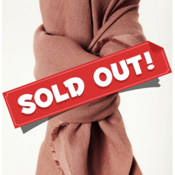 Reststück 58 cm Nisa Soft Leinen old rose