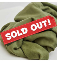 Reststück 73 cm Kuschelsweat / Brushed Sweat olive green