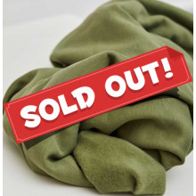 Reststück 73 cm Kuschelsweat / Brushed Sweat olive green
