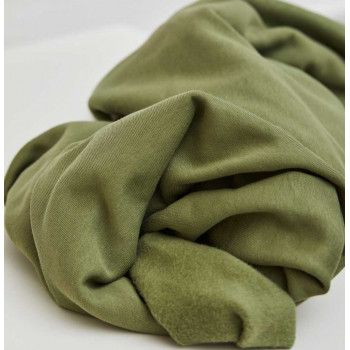 Kuschelsweat / Brushed Sweat olive green