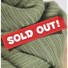 Reststück 33 cm Selanik Knit olive green