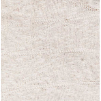 Slub Jacquard Knit creamy white