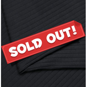 Reststück 70 cm Wide Derby Rib black