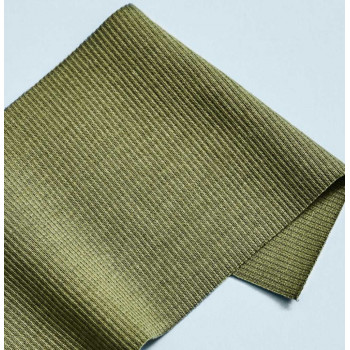 Ripp-Bündchen olive green