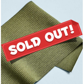 Ripp-Bündchen olive green