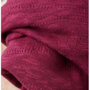 Slub Jacquard Knit fuchsia