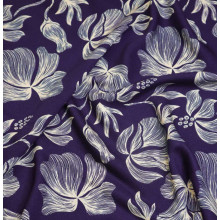 Feiner Viskose-Twill Loa blue