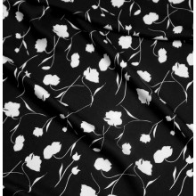Feiner Viskose-Twill Poppy