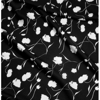 Feiner Viskose-Twill Poppy