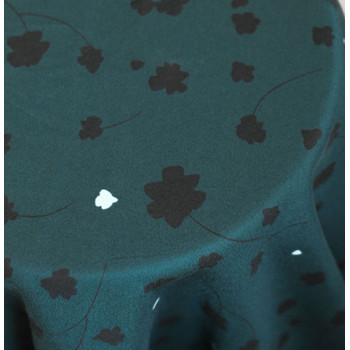 Leia Viskose-Crepe Florette bottle green