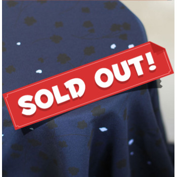 Leia Viskose-Crepe Florette indigo night