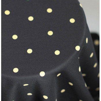 Leia Viskose-Crepe Jolly Dots black
