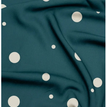 Feiner Viskose-Twill Dainty Dot pond