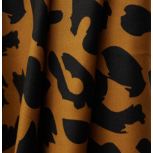 Feiner Viskose-Twill Urban Leo gold