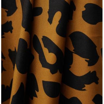 Feiner Viskose-Twill Urban Leo gold