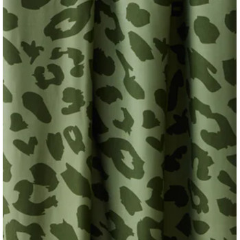 Feiner Viskose-Twill Urban Leo green olive