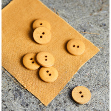 Knopf Curb Cotton 18 mm dry mustard